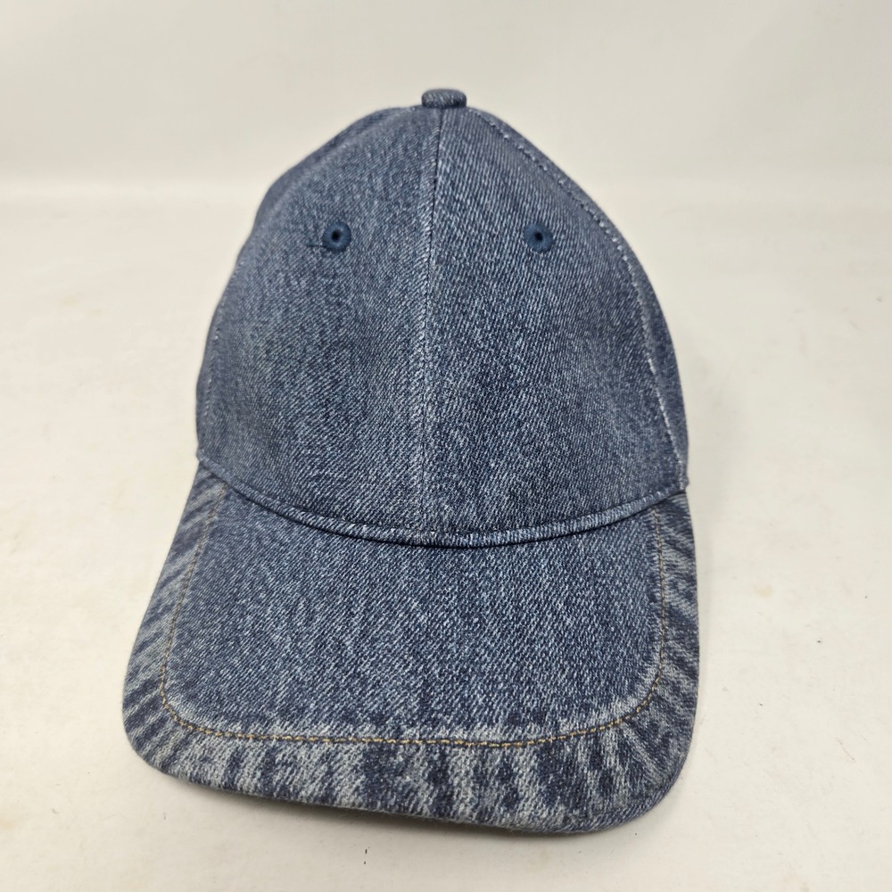 Rag & Bone New York Denim Baseball Cap Blue Cotton Adjustable Hat